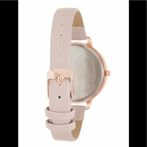 RACHEL Rachel Roy Pave Crystal Watch & Bracelet Set, Red/Rose Gold, NWT - Picture 4 of 16